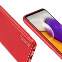 Dux Ducis Dux Ducis Yolo eleganckie etui pokrowiec ze skóry ekologicznej Samsung Galaxy A72 4G czerwony