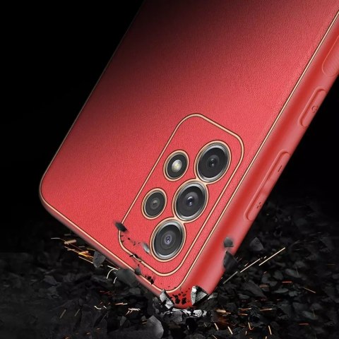 Dux Ducis Dux Ducis Yolo eleganckie etui pokrowiec ze skóry ekologicznej Samsung Galaxy A72 4G czerwony Dux Ducis Dux Ducis Yolo eleganckie etui pokrowiec ze skóry ekologicznej Samsung Galaxy A72 4G czerwony
