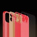 Dux Ducis Dux Ducis Yolo eleganckie etui pokrowiec ze skóry ekologicznej do Apple iPhone 13 Pro czerwony