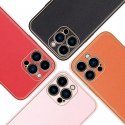 Dux Ducis Dux Ducis Yolo eleganckie etui pokrowiec ze skóry ekologicznej do Apple iPhone 13 Pro czerwony