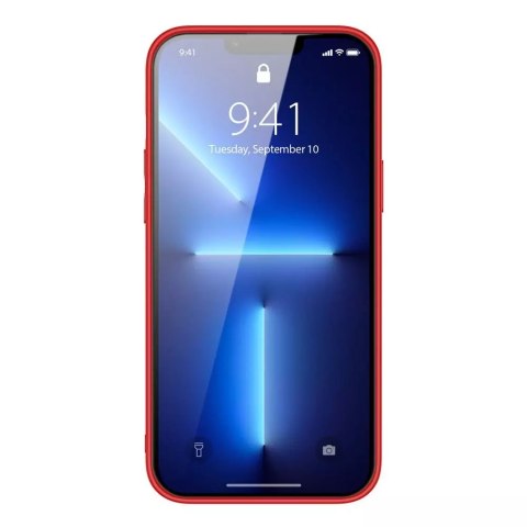 Dux Ducis Dux Ducis Yolo eleganckie etui pokrowiec ze skóry ekologicznej do Apple iPhone 13 Pro czerwony Dux Ducis Dux Ducis Yolo eleganckie etui pokrowiec ze skóry ekologicznej do Apple iPhone 13 Pro czerwony