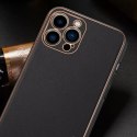 Dux Ducis Dux Ducis Yolo eleganckie etui pokrowiec ze skóry ekologicznej do Apple iPhone 13 Pro czerwony