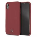Mercedes Etui ochronne Mercedes MEHCI61SILRE do Apple iPhone Xr 6,1" czerwony/red hardcase Silicone Line