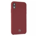 Mercedes Etui ochronne Mercedes MEHCI61SILRE do Apple iPhone Xr 6,1" czerwony/red hardcase Silicone Line