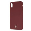 Mercedes Etui ochronne Mercedes MEHCI65SILRE do Apple iPhone XS Max czerwony/red hardcase Silicone Line