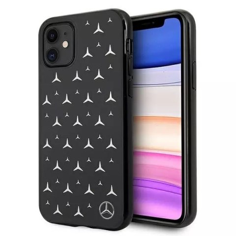 Mercedes Etui ochronne Mercedes MEHCN61ESPBK do Apple iPhone 11 / Xr 6,1" czarny/black hardcase Silver Stars Pattern Mercedes Etui ochronne Mercedes MEHCN61ESPBK do Apple iPhone 11 / Xr 6,1" czarny/black hardcase Silver Stars Pattern