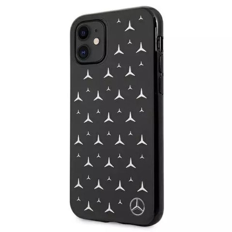Mercedes Etui ochronne Mercedes MEHCN61ESPBK do Apple iPhone 11 / Xr 6,1" czarny/black hardcase Silver Stars Pattern Mercedes Etui ochronne Mercedes MEHCN61ESPBK do Apple iPhone 11 / Xr 6,1" czarny/black hardcase Silver Stars Pattern