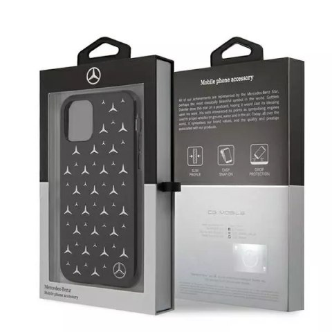 Mercedes Etui ochronne Mercedes MEHCN61ESPBK do Apple iPhone 11 / Xr 6,1" czarny/black hardcase Silver Stars Pattern Mercedes Etui ochronne Mercedes MEHCN61ESPBK do Apple iPhone 11 / Xr 6,1" czarny/black hardcase Silver Stars Pattern