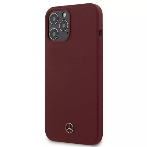 Mercedes Etui ochronne Mercedes MEHCP12LSILRE do Apple iPhone 12 Pro Max czerwony/red hardcase Silicone Line Mercedes Etui ochronne Mercedes MEHCP12LSILRE do Apple iPhone 12 Pro Max czerwony/red hardcase Silicone Line