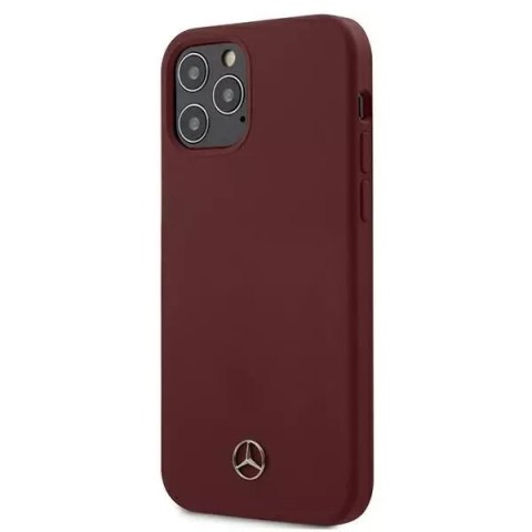 Mercedes Etui ochronne Mercedes MEHCP12MSILRE do Apple iPhone 12/12 Pro 6,1" czerwony/red hardcase Silicone Line Mercedes Etui ochronne Mercedes MEHCP12MSILRE do Apple iPhone 12/12 Pro 6,1" czerwony/red hardcase Silicone Line