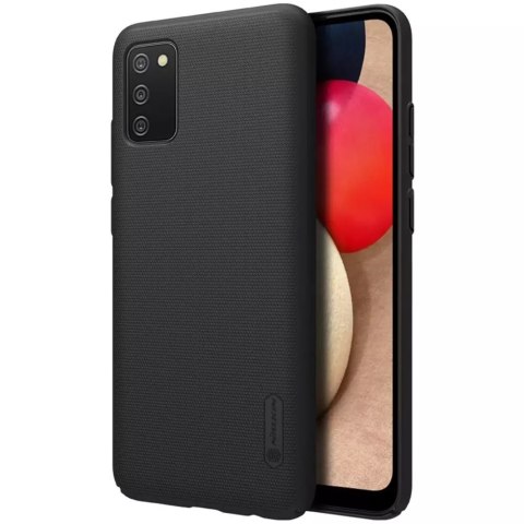 Nillkin Nillkin Super Frosted Shield wzmocnione etui pokrowiec + podstawka Samsung Galaxy A02s EU czarny Nillkin Nillkin Super Frosted Shield wzmocnione etui pokrowiec + podstawka Samsung Galaxy A02s EU czarny