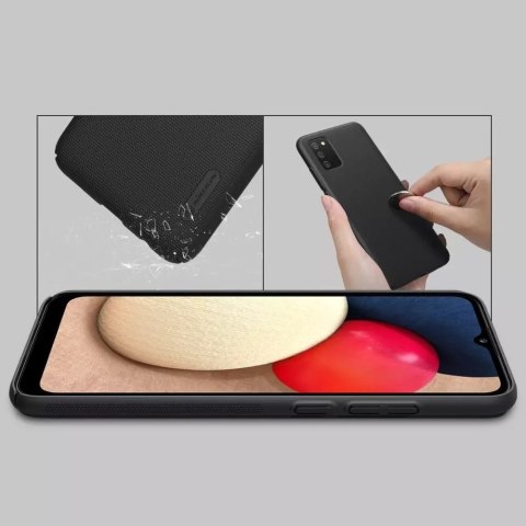 Nillkin Nillkin Super Frosted Shield wzmocnione etui pokrowiec + podstawka Samsung Galaxy A02s EU czarny Nillkin Nillkin Super Frosted Shield wzmocnione etui pokrowiec + podstawka Samsung Galaxy A02s EU czarny