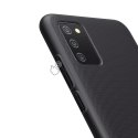 Nillkin Nillkin Super Frosted Shield wzmocnione etui pokrowiec + podstawka Samsung Galaxy A02s EU czarny