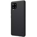 Nillkin Nillkin Super Frosted Shield wzmocnione etui pokrowiec + podstawka Samsung Galaxy A42 5G czarny