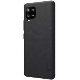 Nillkin Nillkin Super Frosted Shield wzmocnione etui pokrowiec + podstawka Samsung Galaxy A42 5G czarny