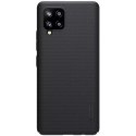 Nillkin Nillkin Super Frosted Shield wzmocnione etui pokrowiec + podstawka Samsung Galaxy A42 5G czarny