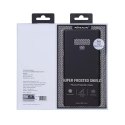 Nillkin Nillkin Super Frosted Shield wzmocnione etui pokrowiec + podstawka Samsung Galaxy A42 5G czarny