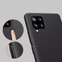 Nillkin Nillkin Super Frosted Shield wzmocnione etui pokrowiec + podstawka Samsung Galaxy A42 5G czarny