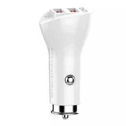 LDNIO Ładowarka samochodowa LDNIO C511Q 2USB + kabel Lightning