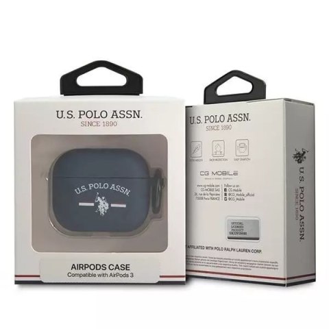 U.S. Polo Etui ochronne na słuchawki US Polo do Apple AirPods 3 granatowy U.S. Polo Etui ochronne na słuchawki US Polo do Apple AirPods 3 granatowy