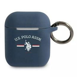 U.S. Polo Etui ochronne na słuchawki US Polo do Apple AirPods granatowy