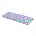 Motospeed Klawiatura mechaniczna Motospeed CK101 RGB (biała)