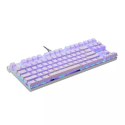 Motospeed Klawiatura mechaniczna Motospeed CK101 RGB (biała)
