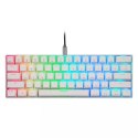 Motospeed Klawiatura mechaniczna Motospeed CK61 RGB (biała)