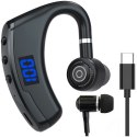 Defender Słuchawka bezprzewodowa do rozmów Bluetooth 4.0 zestaw słuchawkowy do samochodu auta z wyświetlaczem V8 Czarna