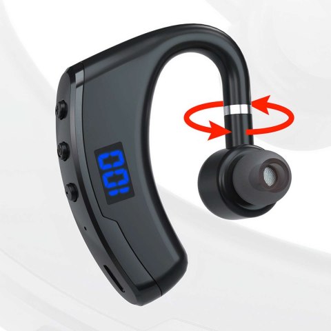 Defender Słuchawka bezprzewodowa do rozmów Bluetooth 4.0 zestaw słuchawkowy do samochodu auta z wyświetlaczem V8 Czarna Defender Słuchawka bezprzewodowa do rozmów Bluetooth 4.0 zestaw słuchawkowy do samochodu auta z wyświetlaczem V8 Czarna