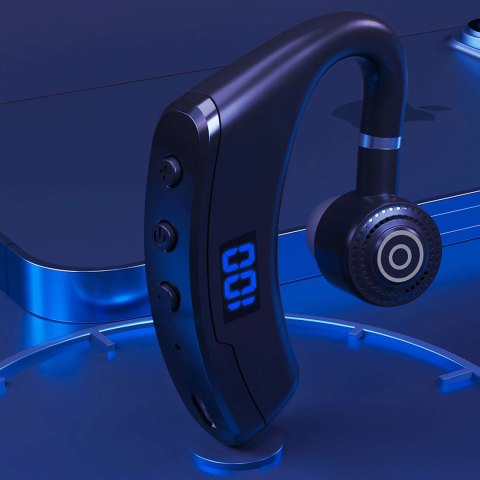Defender Słuchawka bezprzewodowa do rozmów Bluetooth 4.0 zestaw słuchawkowy do samochodu auta z wyświetlaczem V8 Czarna Defender Słuchawka bezprzewodowa do rozmów Bluetooth 4.0 zestaw słuchawkowy do samochodu auta z wyświetlaczem V8 Czarna