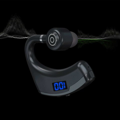 Defender Słuchawka bezprzewodowa do rozmów Bluetooth 4.0 zestaw słuchawkowy do samochodu auta z wyświetlaczem V8 Czarna Defender Słuchawka bezprzewodowa do rozmów Bluetooth 4.0 zestaw słuchawkowy do samochodu auta z wyświetlaczem V8 Czarna