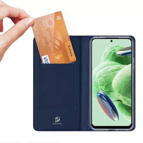 Dux Ducis Dux Ducis Skin Pro etui do Xiaomi Redmi Note 12 Pro+ pokrowiec z klapką portfel na kartę podstawka niebieskie Dux Ducis Dux Ducis Skin Pro etui do Xiaomi Redmi Note 12 Pro+ pokrowiec z klapką portfel na kartę podstawka niebieskie