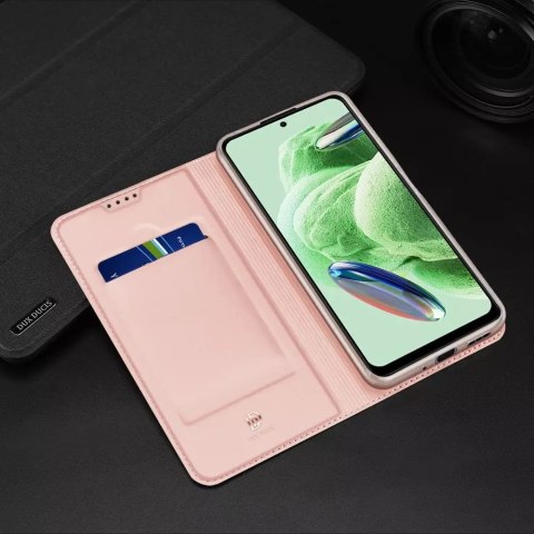 Dux Ducis Dux Ducis Skin Pro etui do Xiaomi Redmi Note 12 Pro+ pokrowiec z klapką portfel na kartę podstawka niebieskie Dux Ducis Dux Ducis Skin Pro etui do Xiaomi Redmi Note 12 Pro+ pokrowiec z klapką portfel na kartę podstawka niebieskie