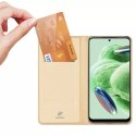 Dux Ducis Dux Ducis Skin Pro etui do Xiaomi Redmi Note 12 Pro+ pokrowiec z klapką portfel na kartę podstawka złote