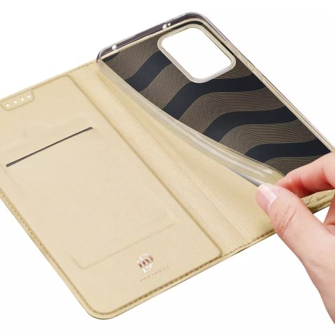 Dux Ducis Dux Ducis Skin Pro etui do Xiaomi Redmi Note 12 Pro+ pokrowiec z klapką portfel na kartę podstawka złote Dux Ducis Dux Ducis Skin Pro etui do Xiaomi Redmi Note 12 Pro+ pokrowiec z klapką portfel na kartę podstawka złote