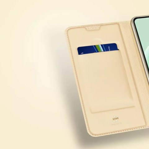 Dux Ducis Dux Ducis Skin Pro etui do Xiaomi Redmi Note 12 Pro+ pokrowiec z klapką portfel na kartę podstawka złote Dux Ducis Dux Ducis Skin Pro etui do Xiaomi Redmi Note 12 Pro+ pokrowiec z klapką portfel na kartę podstawka złote