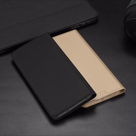 Dux Ducis Dux Ducis Skin Pro etui do Xiaomi Redmi Note 12 Pro+ pokrowiec z klapką portfel na kartę podstawka złote Dux Ducis Dux Ducis Skin Pro etui do Xiaomi Redmi Note 12 Pro+ pokrowiec z klapką portfel na kartę podstawka złote