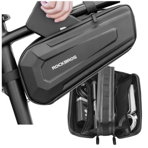 RockBros Etui torba sakwa na rower uchwyt rowerowy pod ramę RockBros B67 2.5L Czarne RockBros Etui torba sakwa na rower uchwyt rowerowy pod ramę RockBros B67 2.5L Czarne