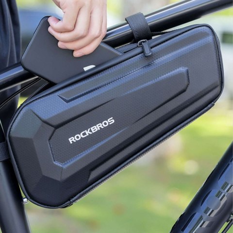 RockBros Etui torba sakwa na rower uchwyt rowerowy pod ramę RockBros B67 2.5L Czarne RockBros Etui torba sakwa na rower uchwyt rowerowy pod ramę RockBros B67 2.5L Czarne