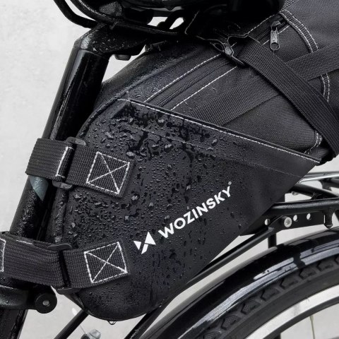 Wozinsky Wozinsky pojemna torba rowerowa pod siodełko torba podsiodłowa duża 12 l czarny (WBB9BK) Wozinsky Wozinsky pojemna torba rowerowa pod siodełko torba podsiodłowa duża 12 l czarny (WBB9BK)