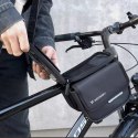 Wozinsky Wozinsky torba rowerowa na ramę sakwa na rower wodoodporne etui na telefon 1,5l czarny (WBB26BK)