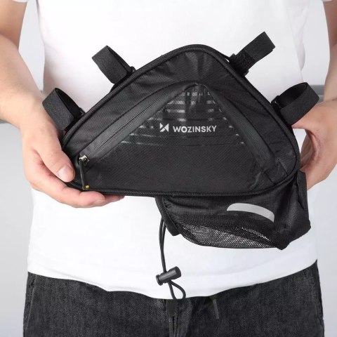 Wozinsky Wozinsky torba rowerowa pod ramę 1,5l czarna (WBB23BK) Wozinsky Wozinsky torba rowerowa pod ramę 1,5l czarna (WBB23BK)
