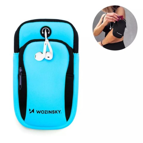 Wozinsky Wozinsky opaska na telefon do biegania armband niebieska (WABBL1) Wozinsky Wozinsky opaska na telefon do biegania armband niebieska (WABBL1)