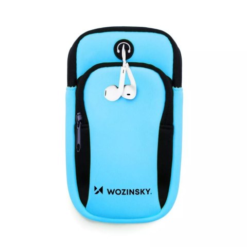 Wozinsky Wozinsky opaska na telefon do biegania armband niebieska (WABBL1) Wozinsky Wozinsky opaska na telefon do biegania armband niebieska (WABBL1)