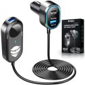 Marka niezdefiniowana Ładowarka samochodowa rozdzielacz 100W mocna 6xUSB do telefonu laptopa tabletu z 6 portami C79ACC USB-C Czarna