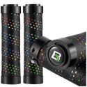 RockBros Chwyty Gripy Rowerowe Rączki do Kierownicy Roweru RockBros BTCR-BKC czarne z owijką