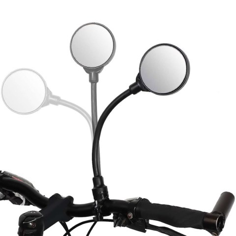RockBros Lusterko rowerowe Rockbros FK-419 sferyczne wypukłe regulowane 360 czarne (1szt.) RockBros Lusterko rowerowe Rockbros FK-419 sferyczne wypukłe regulowane 360 czarne (1szt.)