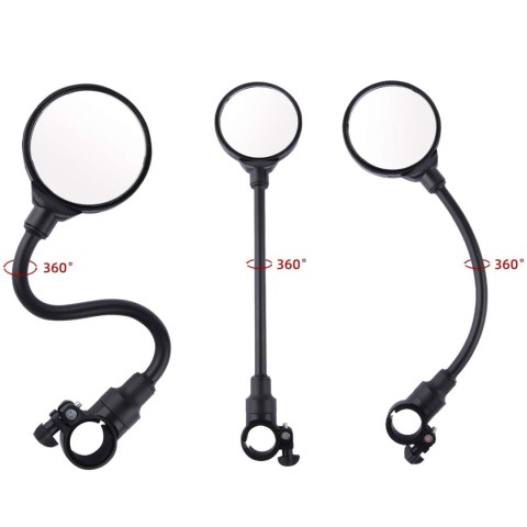 RockBros Lusterko rowerowe Rockbros FK-419 sferyczne wypukłe regulowane 360 czarne (1szt.) RockBros Lusterko rowerowe Rockbros FK-419 sferyczne wypukłe regulowane 360 czarne (1szt.)