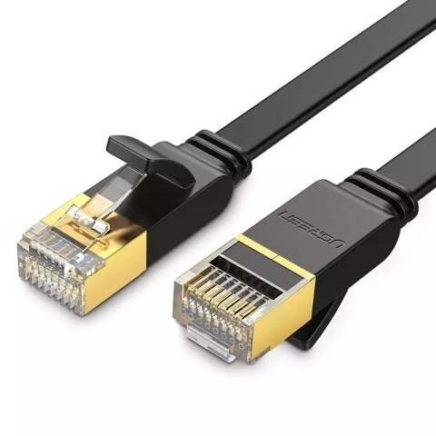 UGreen Płaski kabel UGREEN przewód internetowy sieciowy Ethernet patchcord RJ45 Cat 7 STP LAN 10 Gbps 10 m czarny (NW106 11265) UGreen Płaski kabel UGREEN przewód internetowy sieciowy Ethernet patchcord RJ45 Cat 7 STP LAN 10 Gbps 10 m czarny (NW106 11265)